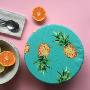 Reusable bowl cover small pineapples