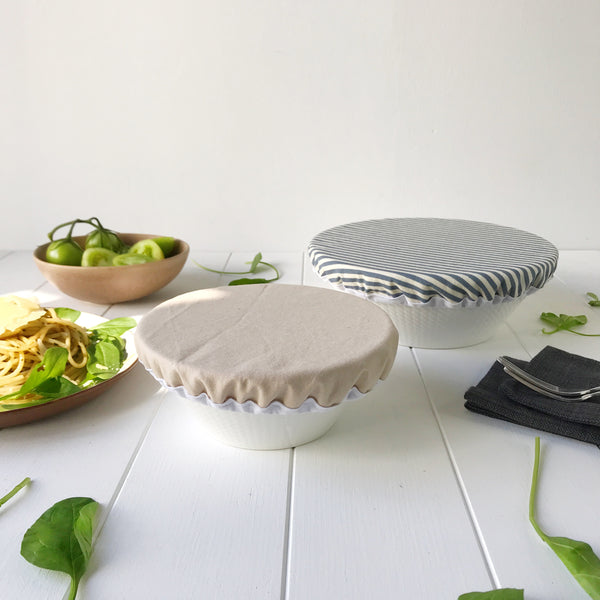 NUDE & BLUE | Bowl cover set of two