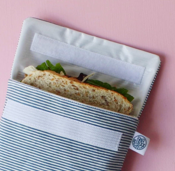 BLUE & WHITE STRIPES | Sandwich Bag