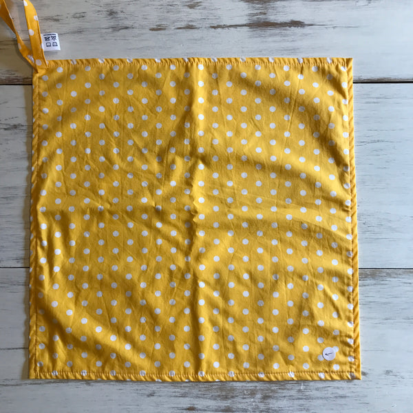 * Yellow Polka food wrap | Large