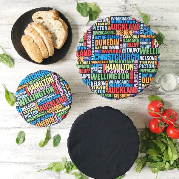 road trip reusable bowl cover set of three