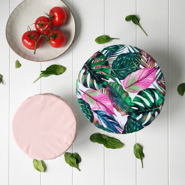 PARADISE & BLUSH | Bowl cover set of two