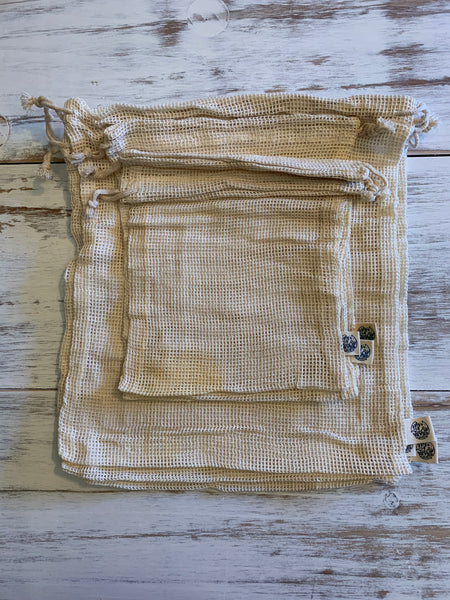 * Organic produce bags | Set of six