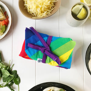 reusable food wrap rainbow