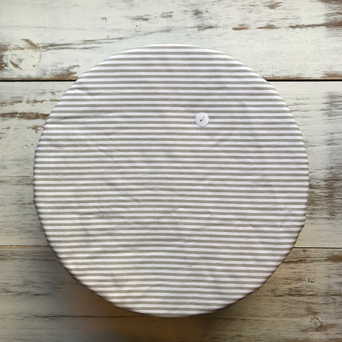 * Grey Stripes bowl cover | Large